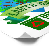 Poster Faire chaque jour Jour des terres petit (Coin)