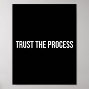 Poster Faire Confiance au Processus, Thérapie de Santé Me