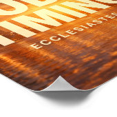 Poster Faire Confiance au Timing de Dieu – Ecclésiaste 3: (Coin)