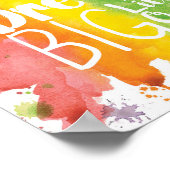 Poster Faire de grands rêves petit(e) - arc-en-ciel (Coin)