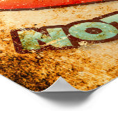 Poster Faire de la pizza pas la guerre (Coin)