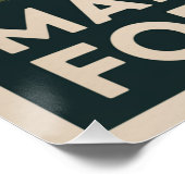 Poster Faire de la place pour mieux (Coin)