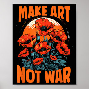 Poster Faire De L'Art Pas Des Poppies De Croissance De Gu