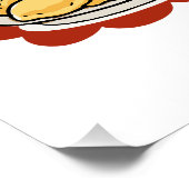 Poster Faire de Pierogi pas la guerre- Babcia [NOM PERSON (Coin)