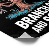 Poster Faire des branches et marquer - Conception amusant (Coin)