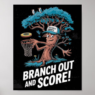 Poster Faire des branches et marquer - Conception amusant