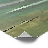 Poster Faire Des Vagues Sur L'Art Marin Du Bois Déchiré (Coin)