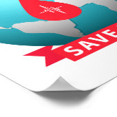 Poster Faire don de sang (Coin)