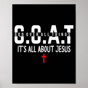 Poster Faire du ciel une foule C'est tout sur Jésus Dieu