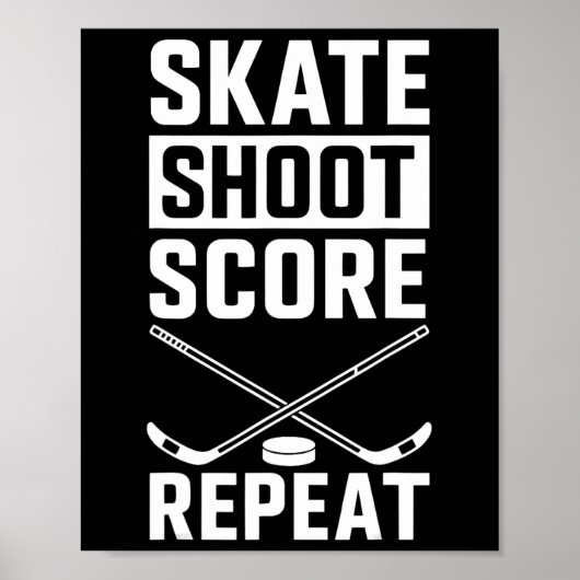 Poster Faire du skate Tirer Score Répéter _2 (Devant)