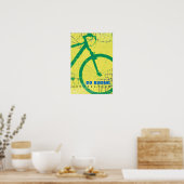 Poster faire du vélo (Cuisine)