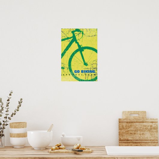 Poster faire du vélo (Cuisine)