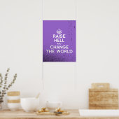 POSTER FAIRE ENTENDRE ET CHANGER LE MONDE (Cuisine)