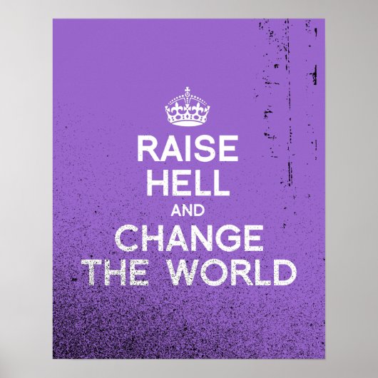 POSTER FAIRE ENTENDRE ET CHANGER LE MONDE (Devant)