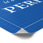 Poster Faire est mieux que parfait (Coin)