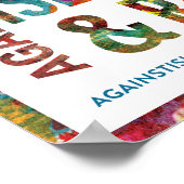 Poster Faire face aux musulmans contre l'islamophobie et (Coin)