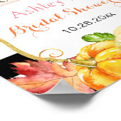 Poster Faire l'amour Feuilles d'automne Citrouille Fête d (Coin)