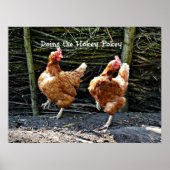 Poster Faire Le Pokey, Les Poulets De Pokey, (Devant)