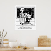 Poster Faire les impôts des enseignants pour le crédit su (Cuisine)