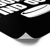 Poster Faire l'imbécile et découvrir (Coin)