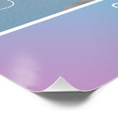 Poster Faire-part de diplôme (Coin)