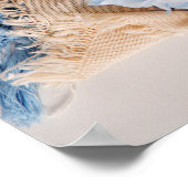 Poster Faire-part de grossesse Carte d'accueil bébé, Genr (Coin)