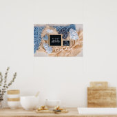 Poster Faire-part de grossesse Carte d'accueil bébé, Genr (Cuisine)