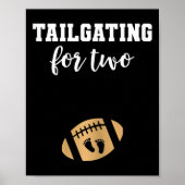 Poster Faire-part De Grossesse Chute Par Révélation (Devant)