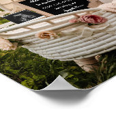 Poster faire-part de grossesse cinématographique vintage (Coin)