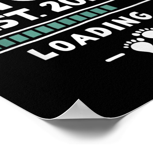 Poster Faire-part De Grossesse Frère À Oncle - Future U (Coin)