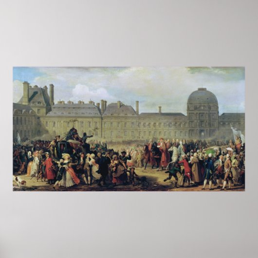 Poster Faire-part de la signature du traité (Devant)