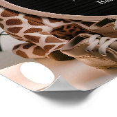 Poster Faire-part simple de grossesse neurale numérique (Coin)