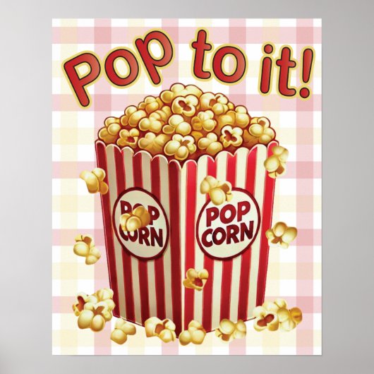 Poster Faire Pop avec Style - "Allez-y !" (Devant)