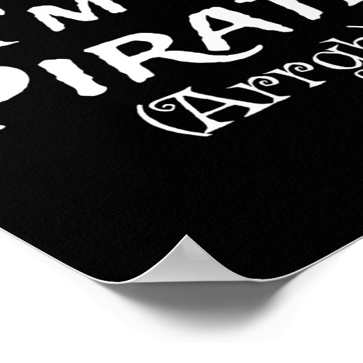 Poster Faire semblant d'être un Pirate Arrgh Costume Part (Coin)