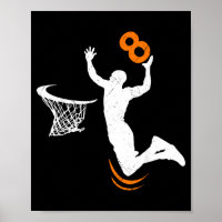 Faire un dunk de basketball pour un garçon de 8 an