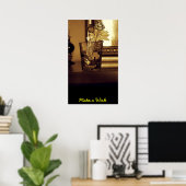 Poster Faire un voeu (Bureau à domicile)