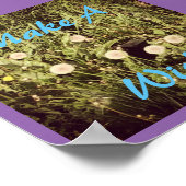 Poster Faire un voeu (Coin)