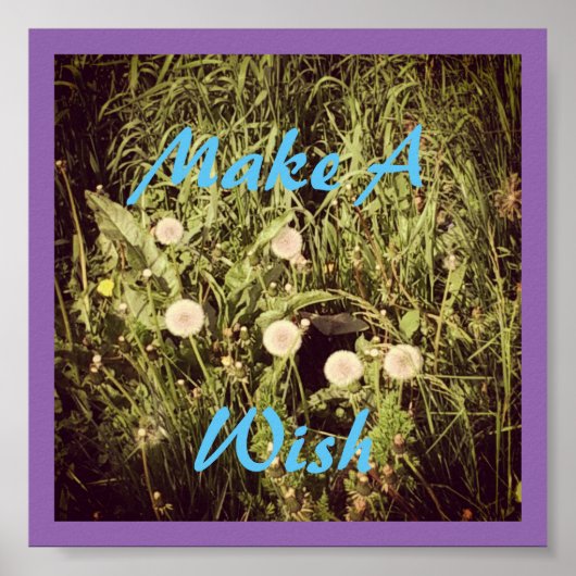 Poster Faire un voeu (Devant)