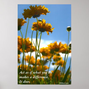 Poster Faire une différence