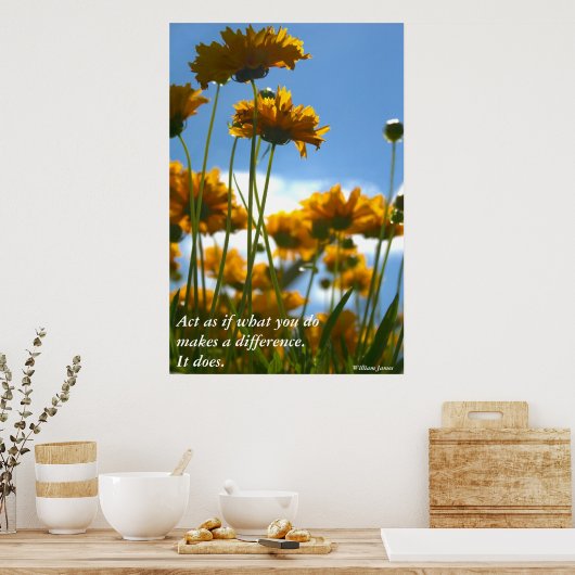 Poster Faire une différence (Cuisine)