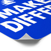 Poster Faire une différence (Coin)