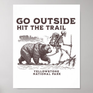 Poster Faire une randonnée dans le parc national de Yello