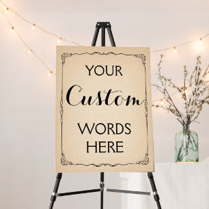Poster faire votre propre signature personnalisée mariage