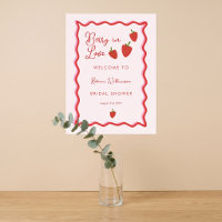 Fairepart de Remise de Cadeaux de Mariée Strawberr