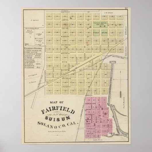 Poster Fairfield, Suisun (Devant)