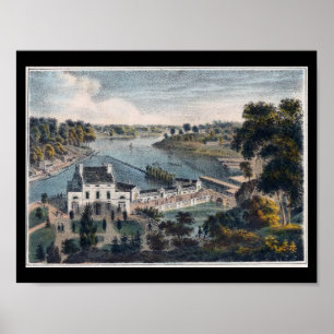 Poster Fairmount Water Works Philadelphia PA Imprimer