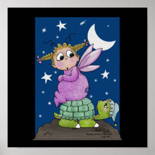Poster Fairy Baby réveille M. Turtle