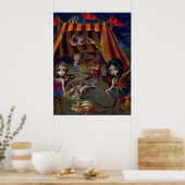 Poster Fairy Circus ART IMPRIMER imaginaire féeries carna (Cuisine)