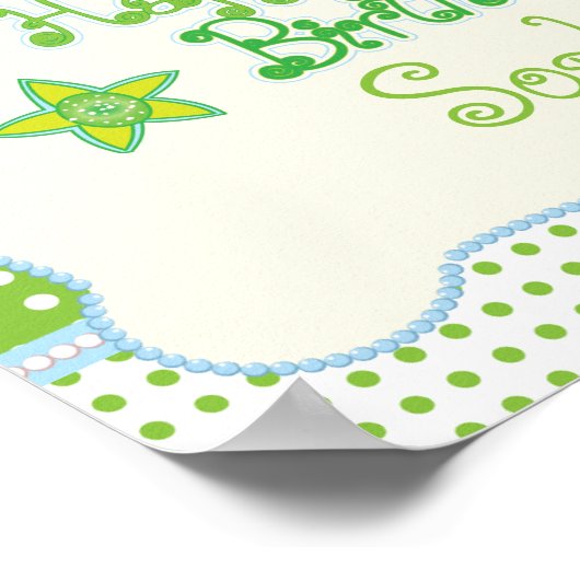 Poster Fairy, Custom Birday Party (Coin)