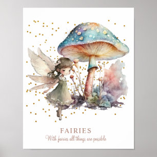 Poster Fairy dit la chambre de la fille